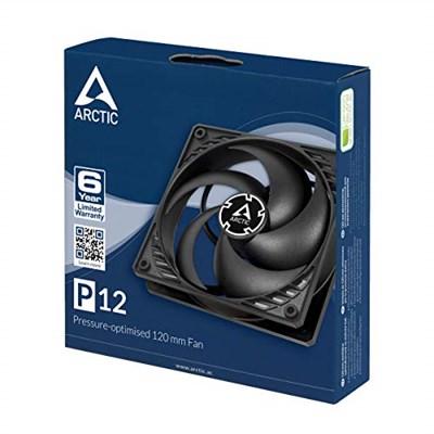 Arctic - P12-120mm Case Fan - ACFAN00118A - Seçenekler: P12 (siyah/siyah), P12 Sessiz (siyah/siyah)...