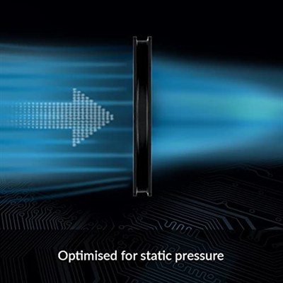 ARCTIC P12 İnce PWM PST (3 Adet) - 120 mm Fan, PWM Paylaşım Teknolojisi, Statik Basınç, PST Bağlantısı, Hız 300-2100 RPM - Siyah