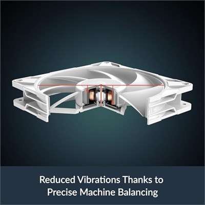 Arctic P14 Pro A-RGB (Beyaz) - Güçlü Premium Fan, Y Kablo Bölmeli 140 mm PWM Fan, 400-2500 RPM, 0 RPM <% 5 PWM, 5V Dijital RGB Akışkan Dinamik Rulman - Beyaz