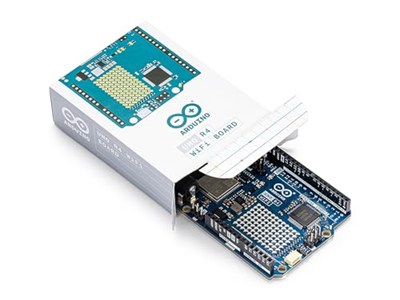 Arduino UNO R4 WiFi [ABX00087] – Renesas RA4M1 + ESP32-S3, Wi-Fi, Bluetooth, USB-C, CAN, 12-bit DAC, OP AMP, Qwiic Connector, Gelişmiş IoT ve Gömülü Projeler için 12x8 LED Matrisi