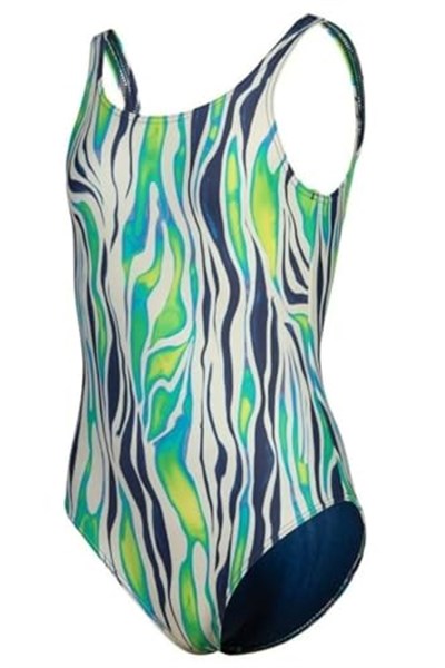 ARENA GIRLS ARENA WATER PRINT SWIMSUIT ONE PIECE Mayo, ZEBRA, 14-15