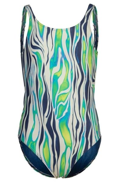 ARENA GIRLS ARENA WATER PRINT SWIMSUIT ONE PIECE Mayo, ZEBRA, 14-15