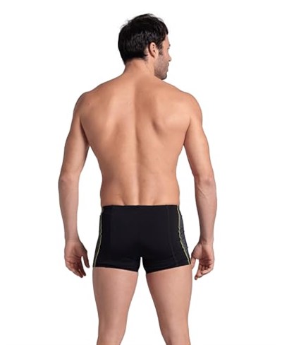 Arena Mens Arena Camo Kikko Swim Short Mayo, Black-Black Multi, 75