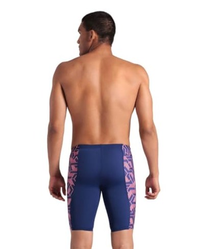 ARENA Mens Arena Swım Jammer/Navy-Red Erkek Mayosu