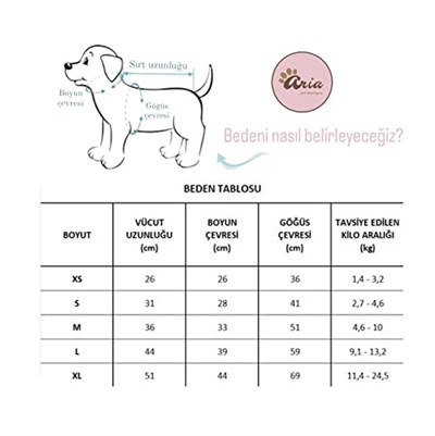 Aria Pet Boutique Su Geçirmez Hayvan Desenli Yağmurluk 02 (Medium)