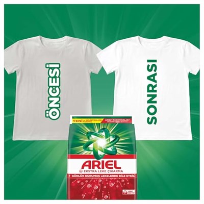 Ariel Oxi 5,5 Kg Hızlı Çözünme Toz Çamaşır Deterjanı - Seçenekler: 5.5 kg, 5.5 kg 2li paket, 1.2 kg, 1.2 kg 3lü paket, 3 Kg...