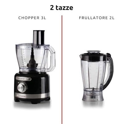 Ariete Gourmet Pro Moderna Mutfak Robotu Siyah 1782/02