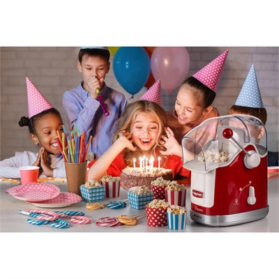 Ariete Party Time Kollu Mısır Patlatma Makinesi - Kırmızı