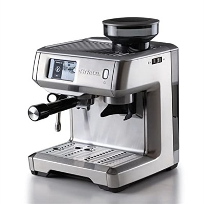 Ariete Profesyonel Dijital Espresso Makinesi 1312/10 - Espresso Coffee Machine, 1600 Watt, 15 Bar Basınç, Paslanmaz Çelik Gövde, Entegre Kahve Değirmeni, TFT Dijital Ekran, Maxi Cappuccino Cihazı