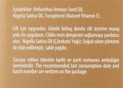 Arifoğlu Çörek Otu Yağı 250 ml