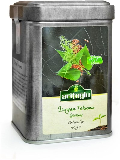 Arifoğlu Isırgan Tohumu Öğütülmüş Teneke Kutu 100 gr