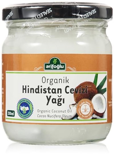 Arifoğlu Organik Hindistan Cevizi Yağı (200 ml) - Seçenekler: 50 ml, 200 ml