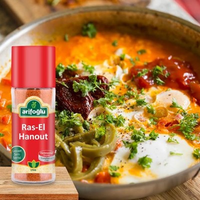 Arifoğlu Ras El Hanout Baharatı 45g - Geleneksel Fas Karışımı, Yemeklere Özgün Lezzet Katın, Doğal ve Taze | Arifoğlu Ras-El Hanout Spice 45g - Traditional Moroccan Blend, Natural and Fresh