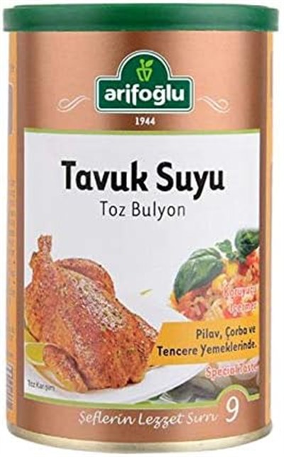 Arifoğlu Tavuk Suyu Toz Bulyon 250 Gr (Tnk)