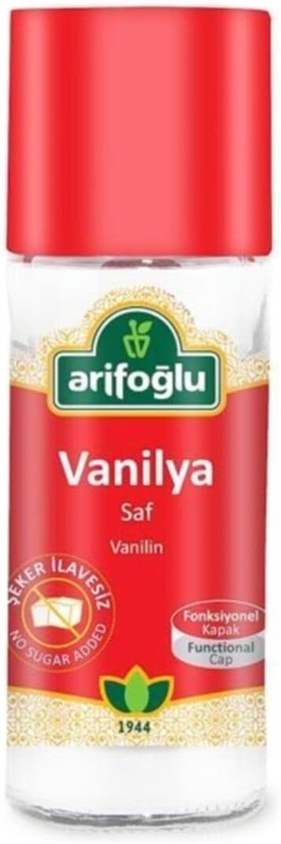 Arifoğlu Vanilya Saf Cam Şişe 15 g Cam
