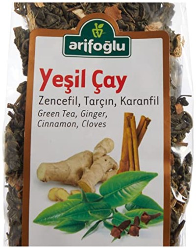 Arifoğlu Yeşil Çay Zencefil Tarçın Karanfil 165 Gr