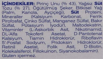 ARILAC Instant Ek Gıda Sütlü Pirinçli 200 G - Seçenekler: 7 Tahıllı Gece, Sütlü Muzlu, Sütlü Pirinçli, 200 g...