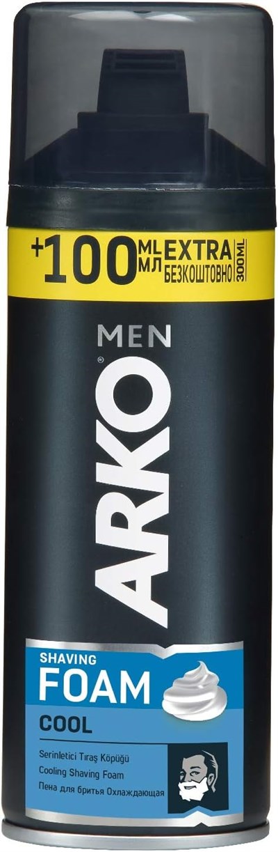 Arko Men Tıraş Köpüğü Sensitive, 200 ml - Seçenekler: 200 ml, 300 ml