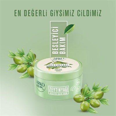Arko Nem Değerli Yağlar Zeytinyağlı Nemlendirici Krem, 250 ml