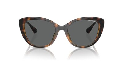 Armani Exchange A|X Kadın Ax4111su Evrensel Fit Kedi Gözü Güneş Gözlüğü, Parlak Havana/Koyu Gri, 54 mm