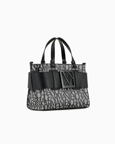Armani Exchange Kadın Susy, kare logo, ayarlanabilir kayışlı çanta