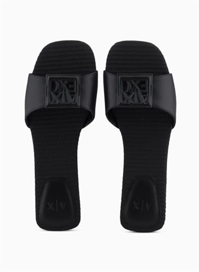 Armani Exchange Logolu Tek Bantlı Terlik Bayan TERLİK XDP055 XV921 00002