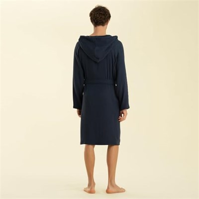 Armin Unisex Bornoz Marin Mavi