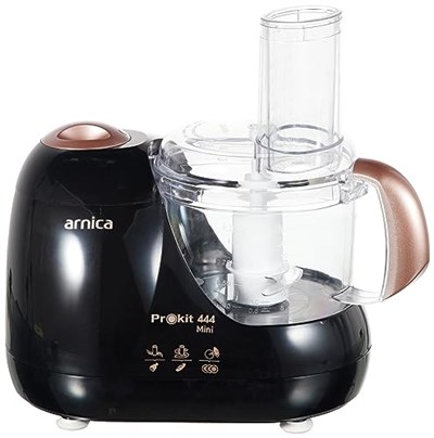 Arnica Prokit 444 Mini Mutfak Robotu, 600 W, 1 L Hazne, Hamur Karıştırma, Paslanmaz Çelik Bıçak, Rose