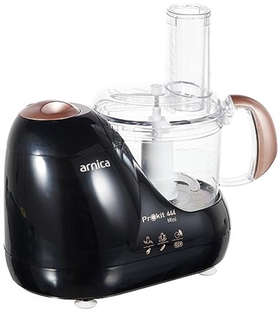 Arnica Prokit 444 Mini Mutfak Robotu, 600 W, 1 L Hazne, Hamur Karıştırma, Paslanmaz Çelik Bıçak, Rose