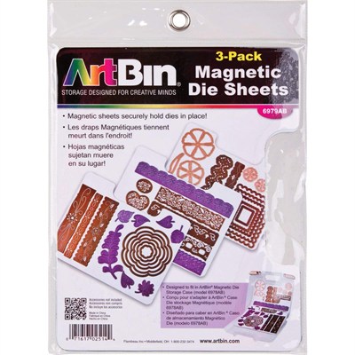Artbin 6979 AB manyetik Faerbeblaetter, 3 adet