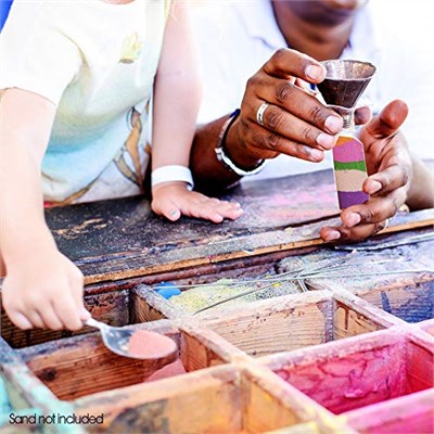ArtCreativityTM Mantarlı Plastik Kum Sanatı Şişeleri - Kum Sanatı için 24-2 Oz Şeffaf Konteyner Paketi, Şişede Mesaj, Düğün Davetiyeleri, Çocuklar için Eğlenceli Sanat ve El Sanatları Malzemeleri - Ku
