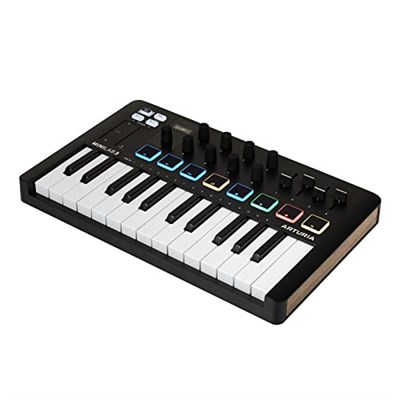Arturia Minilab 3 Black, Klavye, Siyah Beyaz