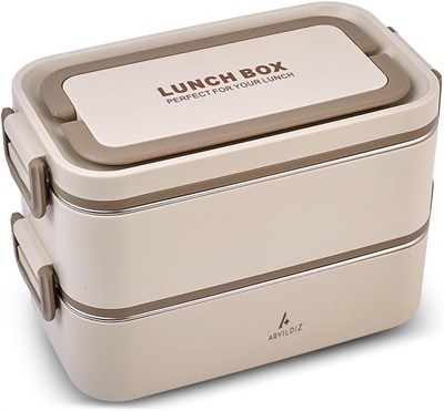 Aryıldız Bento Lunch Box Beige 2000 ml