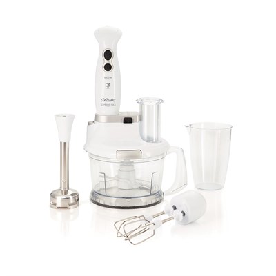 Arzum AR1004 Blender Seti, 800ml ve 1.5L Hazne, 1000W, Beyaz