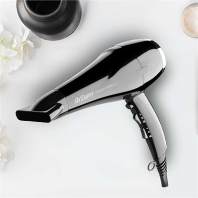 Arzum AR5007 Shiny İyonlu Saç Kurutma Makinesi, 2200W, Siyah