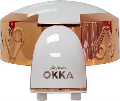 ARZUM OKKA OK001 TÜRK KAHVE MAKİNESİ İÇİN BAKIR BEYAZ KOMPLE KAPAK