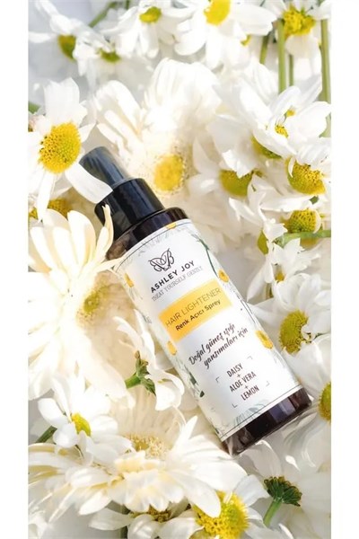 Ashley Joy Doğal Renk Açıcı Sprey, Papatya ve Limon Özlü, Aloe Vera İçerikli, 110 ml