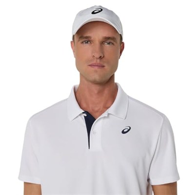 Asics COURT POLO Erkek Beyaz Kısa Kollu Tshirt 2041A340-100
