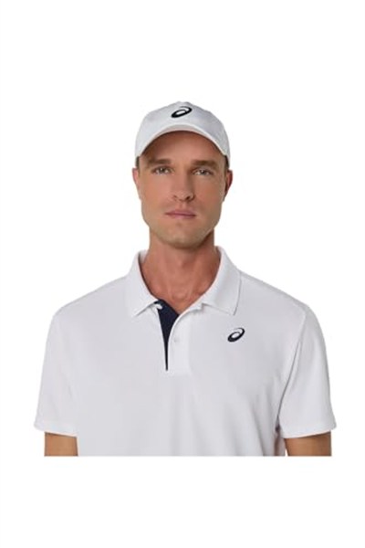 Asics COURT POLO Erkek Beyaz Kısa Kollu Tshirt 2041A340-100
