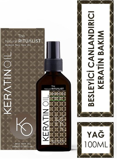 Aşırı Yıpranmış Saçlar için Keratin Bakım Yağı 100ML