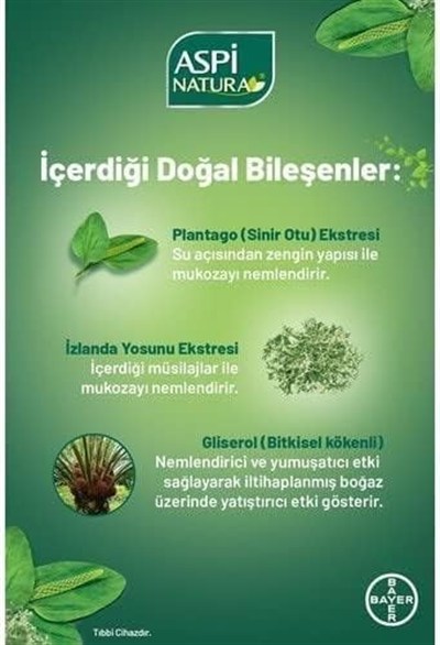 Aspi Natura Kids Öksürük Şurubu Vanilya & Çilek 120 mlSKR;09/2024