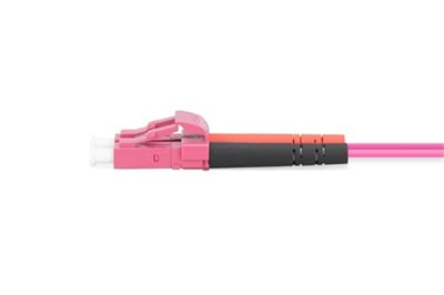 Assmann Digitus LWL optik ara bağlantı kablosu LC LC Multimode 50/125 µm çift yönlü uzunluk 1 m sınıfı OM4 LSOH RAL 4003 - Seçenekler: OS2 - LC/LC, OS2 - LC/SC, OM3 - LC/LC, OM3 - SC/SC...