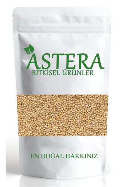 ASTERA 1 Kg Akdarı Tane ( Beyaz Darı ) Ak Darı Tane 1000 Gr