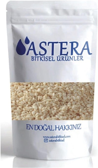 ASTERA 1 Kg Beyaz Susam Yerli Ürün Yeni Mahsül 1000 Gr