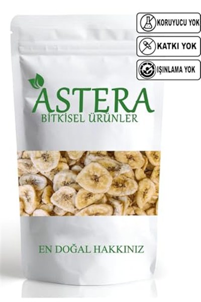 ASTERA 1 Kg Muz Kurusu ( 1. Kalite ) Meyve Cipsi