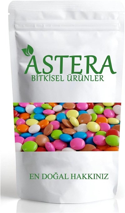 ASTERA 500 gr Bonibon Renkli (1. Kalite - Çikolatalı Draje)