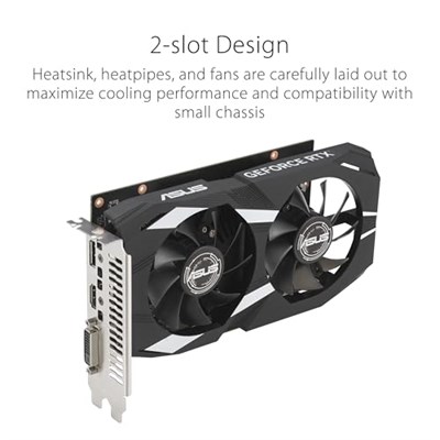 Asus Dual GeForce RTX 3050 OC DUAL-RTX3050-O6G NVIDIA 6GB GDDR6 96Bit DX12 Gaming (Oyuncu) Ekran Kartı - Seçenekler: DUAL-RTX3050-O6G, DUAL-RTX3050-O8G