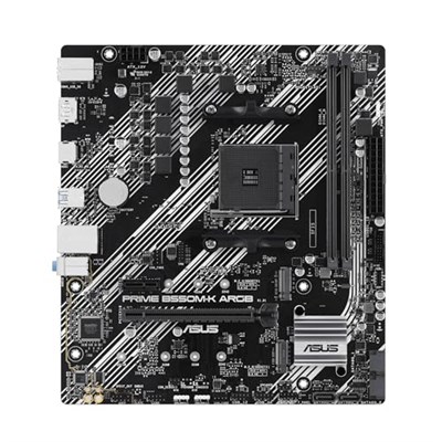 Asus Prime B550M-K ARGB AMD B550 Soket AM4 DDR4 4866 Mhz mATX Gaming (Oyuncu) Anakart - Seçenekler: PRIME B550M-K ARGB, PRIME B550M-K