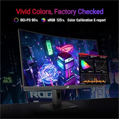 Asus Rog Strix XG27WCS 27 180Hz 1ms WQHD Fast VA FreeSync Gaming (Oyuncu) Monitör - Seçenekler: 27inc-180Hz-2K, 31.5inc-180Hz-2K