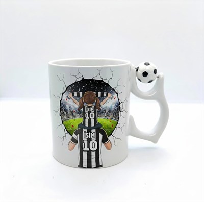 Atatürk Temalı Beşiktaş Kupa Bardak Özel BJK Kupa Bardak (Baba Oğul)